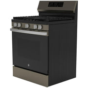 GE 30-inch Freestanding Gas Range with Convection Technology GGF600AVES