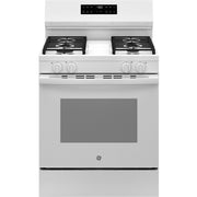 GE 30-inch Freestanding Gas Range with SmartHQ™ GGF400PVWW