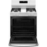 GE 30-inch Freestanding Gas Range with SmartHQ™ GGF400PVWW