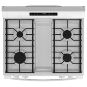 GE 30-inch Freestanding Gas Range with SmartHQ™ GGF400PVWW