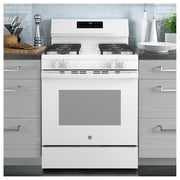 GE 30-inch Freestanding Gas Range with SmartHQ™ GGF400PVWW