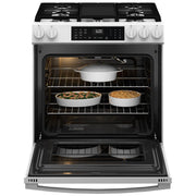 GE 30-inch Slide-in Gas Range with WiFi GGS600AVWW