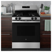 GE 30-inch Freestanding Gas Range with SmartHQ™ GGF400PVSS