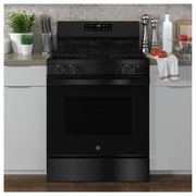 GE 30-inch Freestanding Gas Range with SmartHQ™ GGF400PVBB