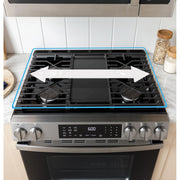 GE 30-inch Freestanding Gas Range with Convection Technology GGF600AVSS