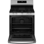 GE 30-inch Freestanding Gas Range with Convection Technology GGF600AVSS