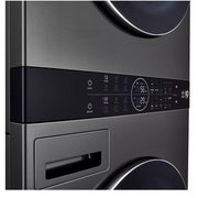 LG Stacked Washer/Dryer Electric Laundry Center with Wi-Fi WKHC252HBA