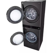 LG Stacked Washer/Dryer Electric Laundry Center with Wi-Fi WKHC252HBA
