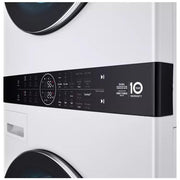 LG Stacked Washer/Dryer Electric Laundry Center with Wi-Fi WKHC252HWA