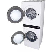 LG Stacked Washer/Dryer Electric Laundry Center with Wi-Fi WKHC252HWA