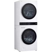 LG Stacked Washer/Dryer Electric Laundry Center with Wi-Fi WKHC252HWA