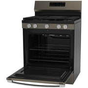 GE 30-inch Freestanding Gas Range with Center Oval Burner GGF500PVES
