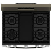 GE 30-inch Freestanding Gas Range with Center Oval Burner GGF500PVES