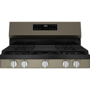GE 30-inch Freestanding Gas Range with Center Oval Burner GGF500PVES