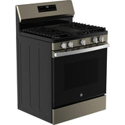 GE 30-inch Freestanding Gas Range with Center Oval Burner GGF500PVES