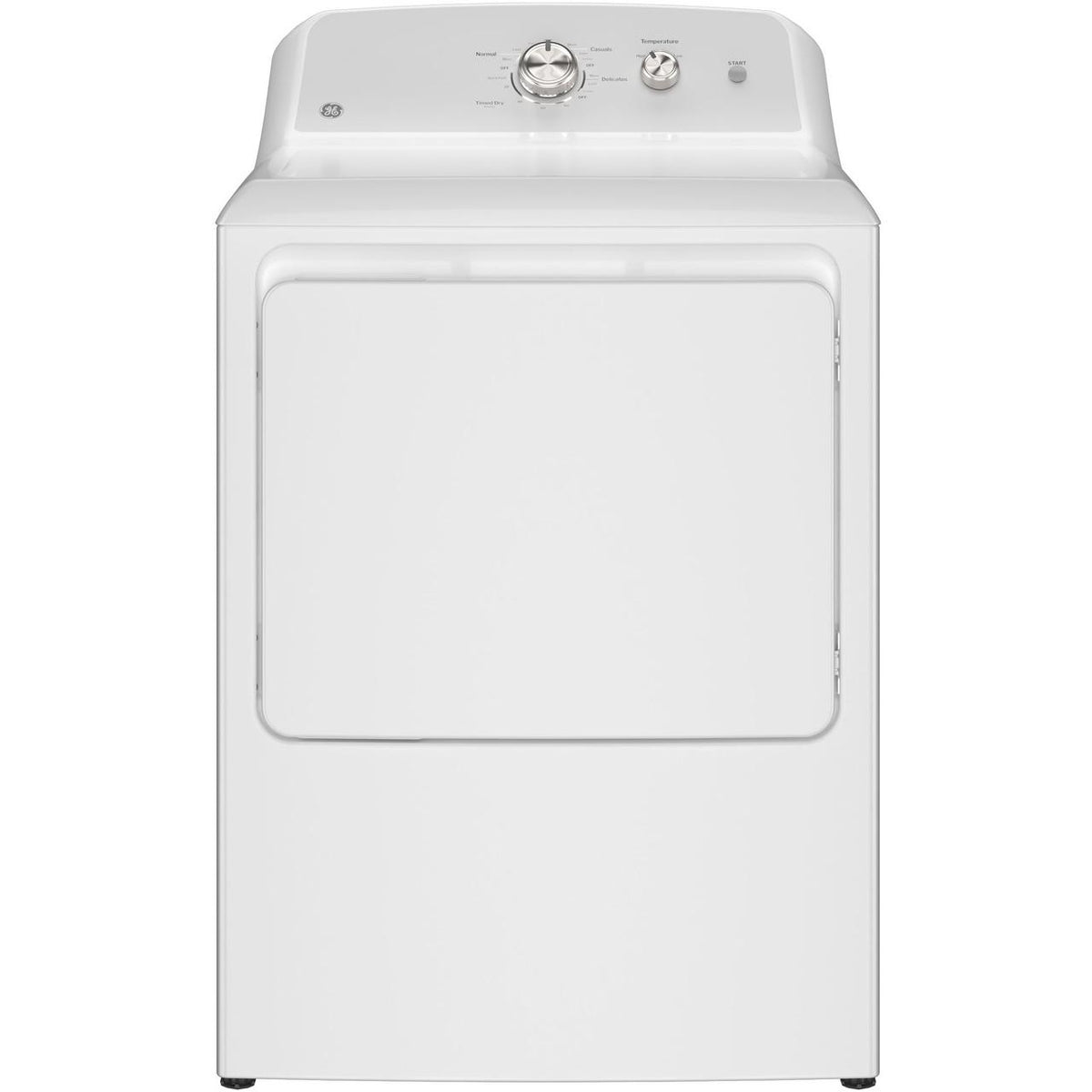 GE 6.2 cu. ft. Gas Dryer with Reversible Door GTX38GASWWS