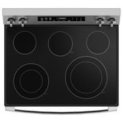 GE 30-inch Freestanding Electric Range with Convection Technology GRF600AVSS