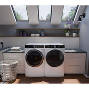 GE Profile 5.3 cu. ft. Front Loading Washer with Microban® Antimicrobial Technology PFW870SSVWW