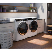 GE Profile 5.3 cu. ft. Front Loading Washer with Microban® Antimicrobial Technology PFW870SSVWW