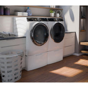 GE Profile 7.8 cu. ft. Electric Dryer with WiFi PFD87ESSVWW