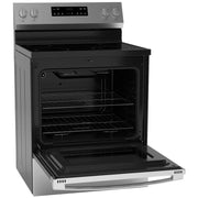 GE 30-inch Freestanding Electric Range with Steam Clean GRF40HSVSS