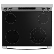GE 30-inch Freestanding Electric Range with Steam Clean GRF40HSVSS