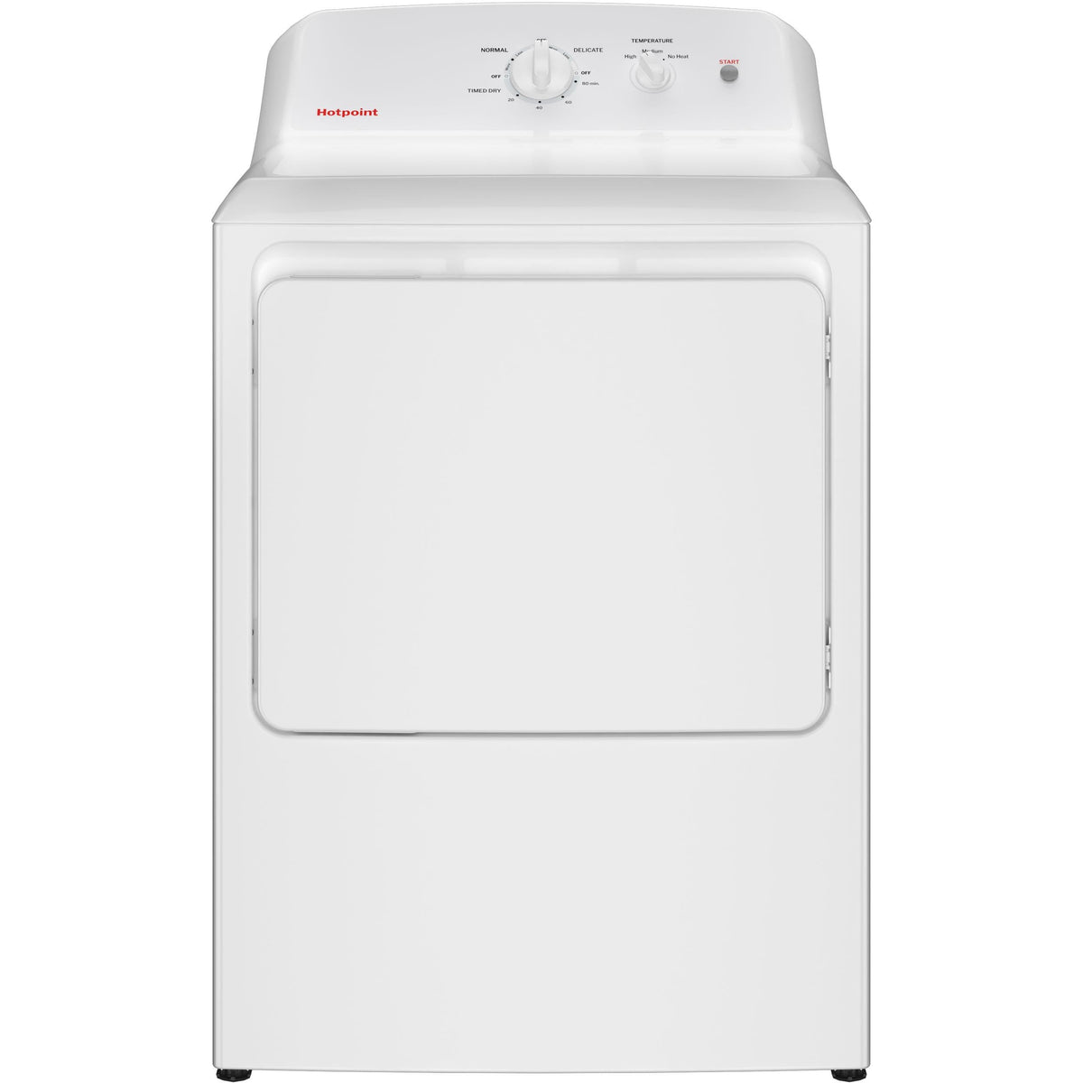 Hotpoint 6.2 cu. ft. Gas Dryer with Reversible Door HTX26GASWWW