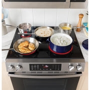 GE 30-inch Slide-in Electric Range with Convection Technology GRS60LAVFS