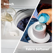 GE 4.0 cu. ft. Top Loading Washer with Stainless Steel Basket GTW220ACWWW