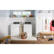 GE 4.6 cu. ft. Top Loading Washer with Stainless Steel Basket GTW480ASWWB