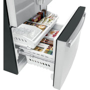 GE 36-inch, 21.9 cu.ft. Counter-Depth French 3-Door Refrigerator with Interior Ice Maker GWE22JYMFS