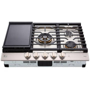 LG STUDIO 30-inch Built-in Gas Cooktop with UltraHeat™ Dual Burner CBGS3028N