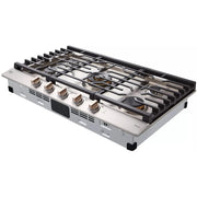LG STUDIO 36-inch Built-in Gas Cooktop with UltraHeat™ Dual Burner CBGS3628N