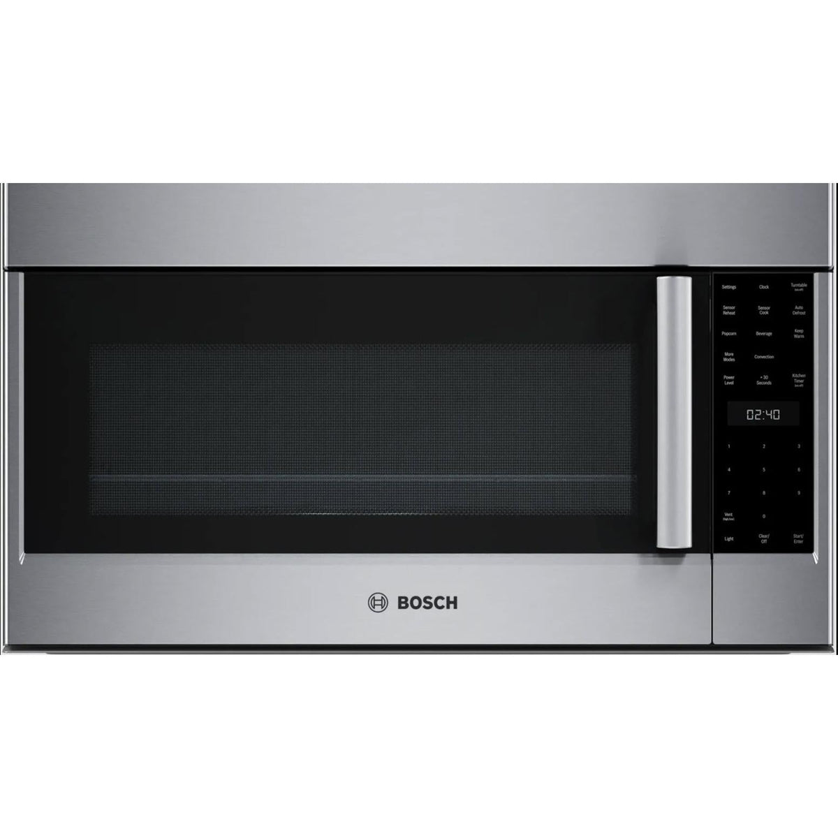 Bosch 30-inch, 1.9 cu. ft. Over-The-Range Microwave with Sensor Detection. HMV8054U
