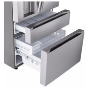 LG 36-inch, 25 cu. ft. Smart Counter-Depth MAX™ French 4-Door Refrigerator with Full-Convert Drawer™ LF25G8330S