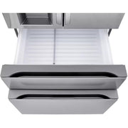 LG 36-inch, 25 cu. ft. Smart Counter-Depth MAX™ French 4-Door Refrigerator with Full-Convert Drawer™ LF25G8330S