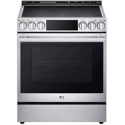 LG STUDIO 30-inch Slide-in Induction Range with Air Fry Technology LSIS6338FE