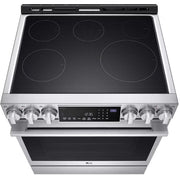 LG STUDIO 30-inch Slide-in Induction Range with Air Fry Technology LSIS6338FE