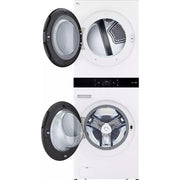 LG STUDIO Stacked Washer/Dryer Electric Laundry Center with Allergiene® Cycle SWWE50W4