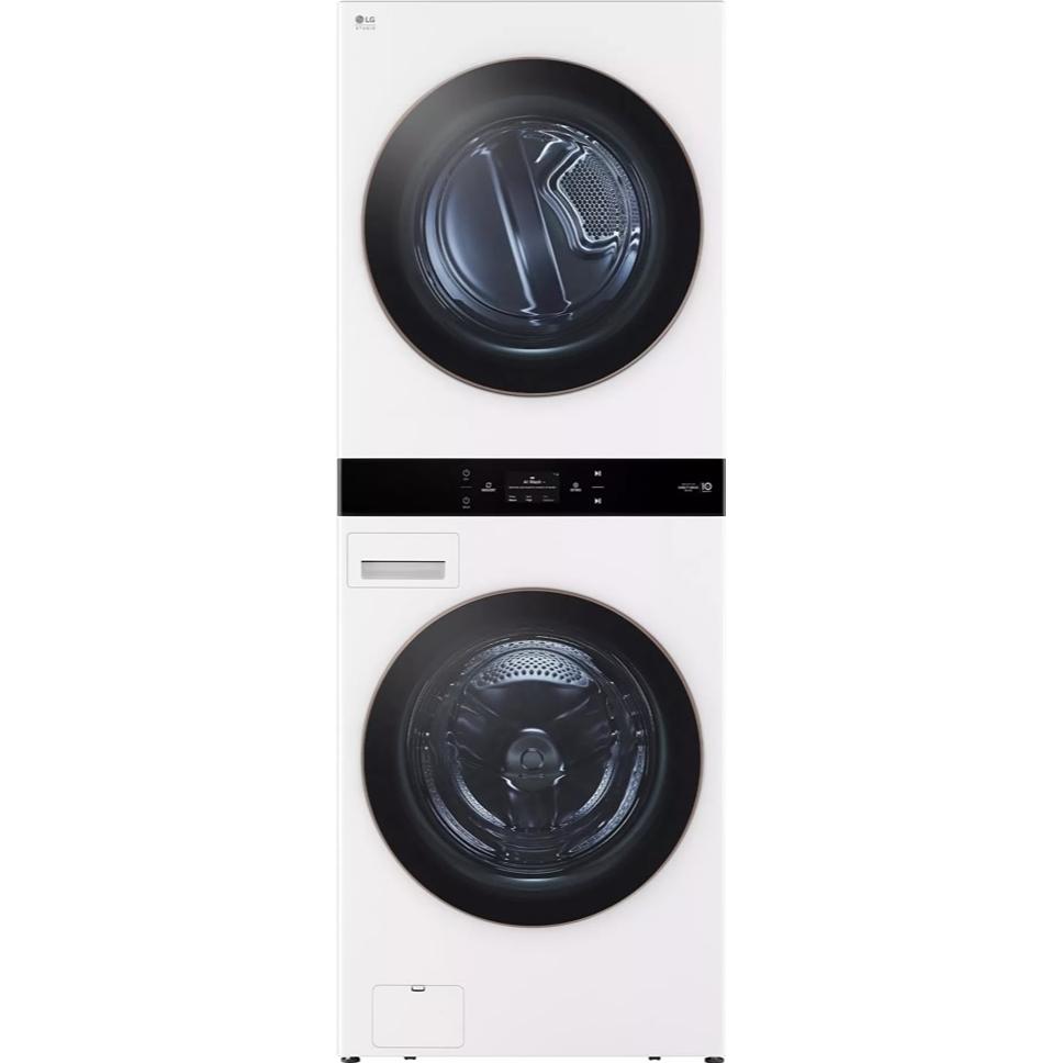 LG STUDIO Stacked Washer/Dryer Gas Laundry Center with Allergiene® Cycle SWWG50W4