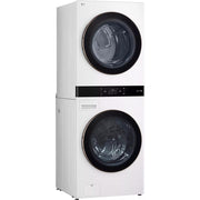 LG STUDIO Stacked Washer/Dryer Gas Laundry Center with Allergiene® Cycle SWWG50W4