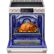 LG STUDIO Studio 30-inch Slide-in Induction Range with Air Fry Technology LSIS6338NE