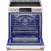 LG STUDIO Studio 30-inch Slide-in Induction Range with Air Fry Technology LSIS6338NE
