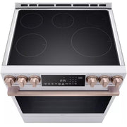 LG STUDIO Studio 30-inch Slide-in Induction Range with Air Fry Technology LSIS6338NE