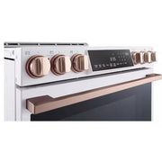 LG STUDIO Studio 30-inch Slide-in Induction Range with Air Fry Technology LSIS6338NE