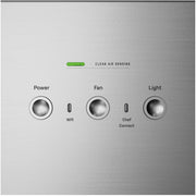 GE Profile 36-inch Island-Mount Chimney Hood UVI1036SRSS
