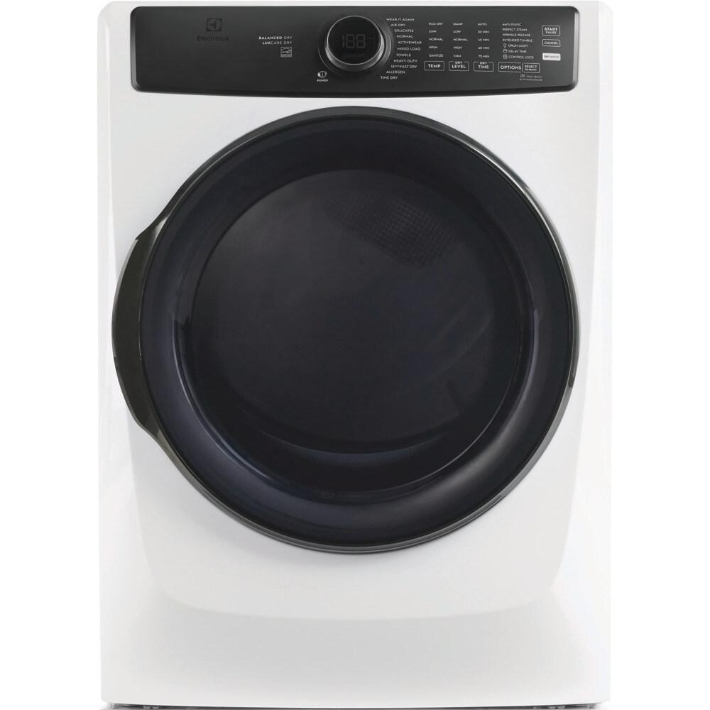 Electrolux 8.0 cu. ft. Front Load Perfect Steam™ Gas Dryer with Balanced Dry™ ELFG7738AW