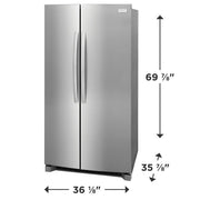 Frigidaire Gallery 36-inch, 26 cu. ft. Freestanding Side-by-Side Refrigerator GRSN2620AF