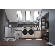 GE Profile All-in-One Electric Laundry Center with Pet Hair Mode PFQ83HSLWWW