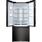 Thor Kitchen 30-inch, 17.7 cu. ft. Counter-Depth French 3-Door Refrigerator with Ice Maker RF3017FFD00-SS